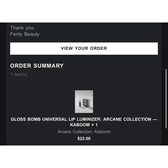 IN HAND FENTY BEAUTY GLOSS BOMB LIP LUMINIZER Kaboom ARCANE COLLECTION ❤️✅ - Picture 6 of 10